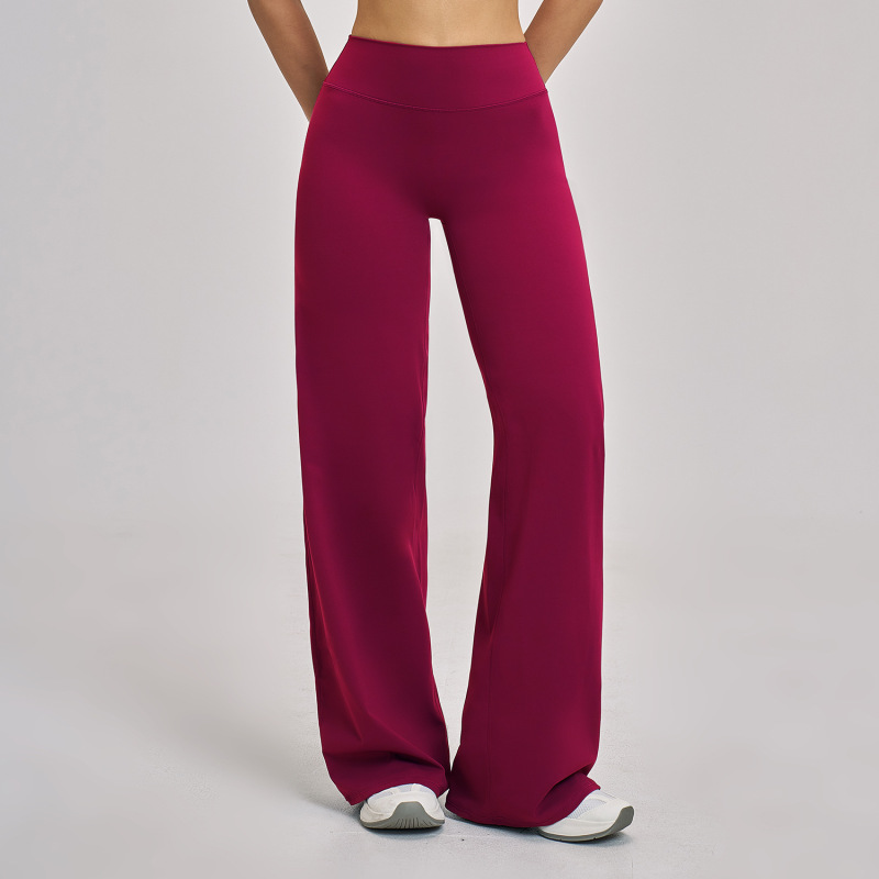 Zechuang New Style Autumn/Winter Long Pants High Waist Wide Leg Loose Fit Sports Long Pants Outdoor Casual Sports Fitness Long Pants 3127