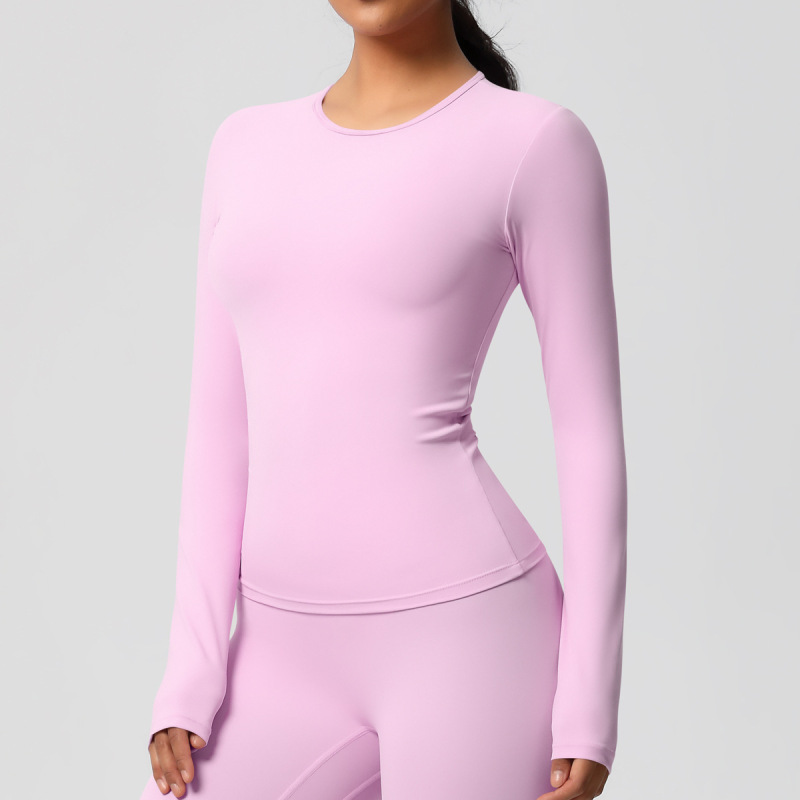 in stock Cross-border Double-sided Sanding Tight Breathable Solid Color Training Yoga Suit Eight-piece Sports Running Fitness Suit for Women
