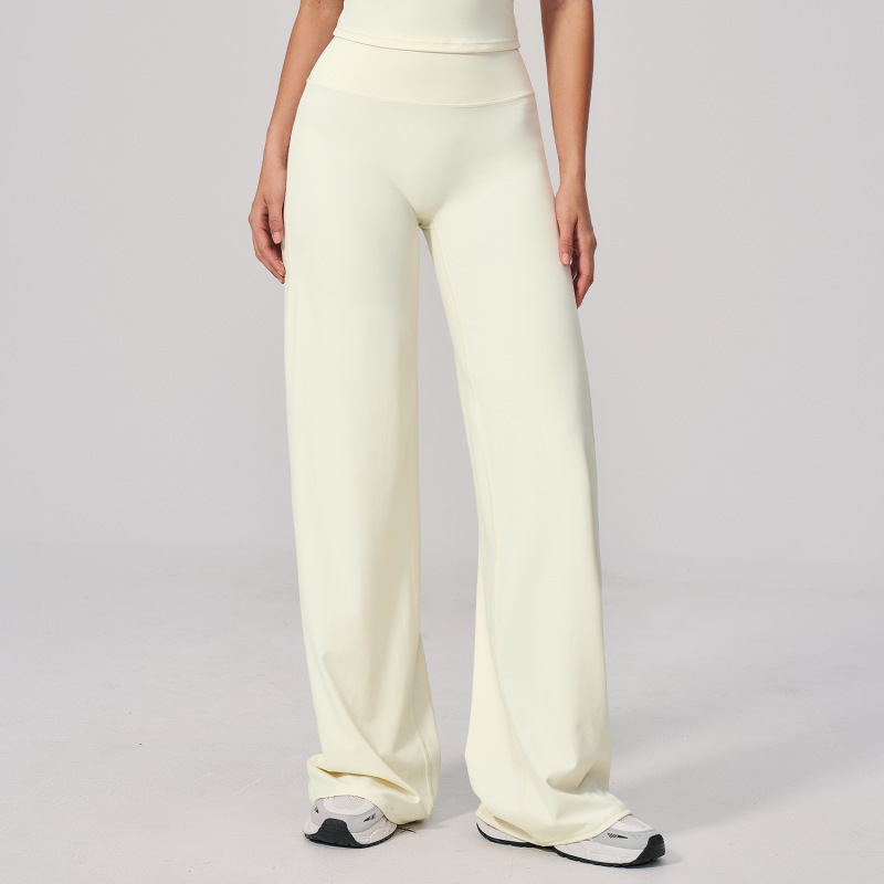 Zechuang New Style Autumn/Winter Long Pants High Waist Wide Leg Loose Fit Sports Long Pants Outdoor Casual Sports Fitness Long Pants 3127