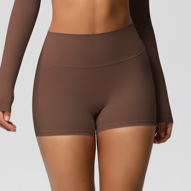 in stock Cross-border Double-sided Sanding Tight Breathable Solid Color Training Yoga Suit Eight-piece Sports Running Fitness Suit for Women