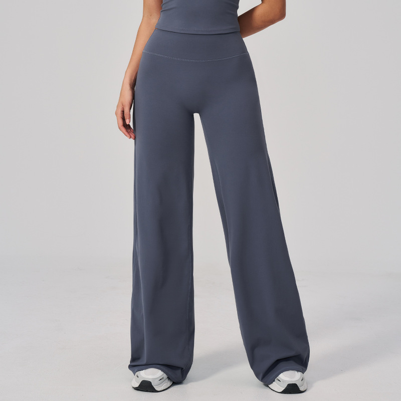 Zechuang New Style Autumn/Winter Long Pants High Waist Wide Leg Loose Fit Sports Long Pants Outdoor Casual Sports Fitness Long Pants 3127