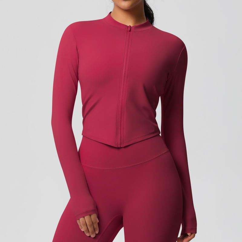 in stock Cross-border Double-sided Sanding Tight Breathable Solid Color Training Yoga Suit Eight-piece Sports Running Fitness Suit for Women