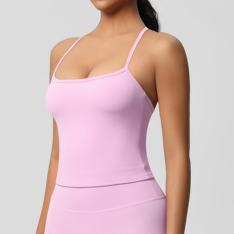 in stock Cross-border Double-sided Sanding Tight Breathable Solid Color Training Yoga Suit Eight-piece Sports Running Fitness Suit for Women