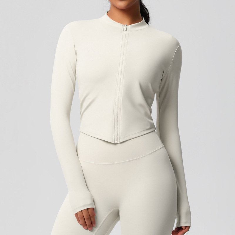 in stock Cross-border Double-sided Sanding Tight Breathable Solid Color Training Yoga Suit Eight-piece Sports Running Fitness Suit for Women