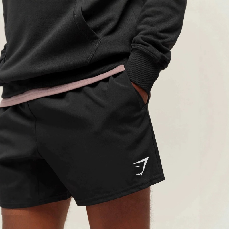Gymshark American-Style Sports Shorts, Elastic Running Fitness Muscle Track and Field Shorts, Men's Quick-Drying Shorts
