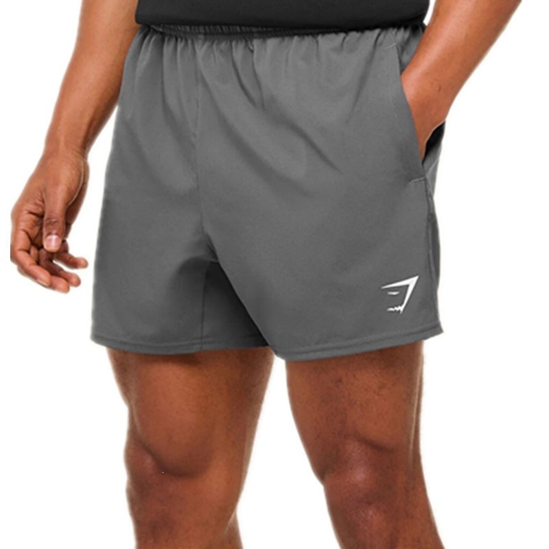 Gymshark American-Style Sports Shorts, Elastic Running Fitness Muscle Track and Field Shorts, Men's Quick-Drying Shorts
