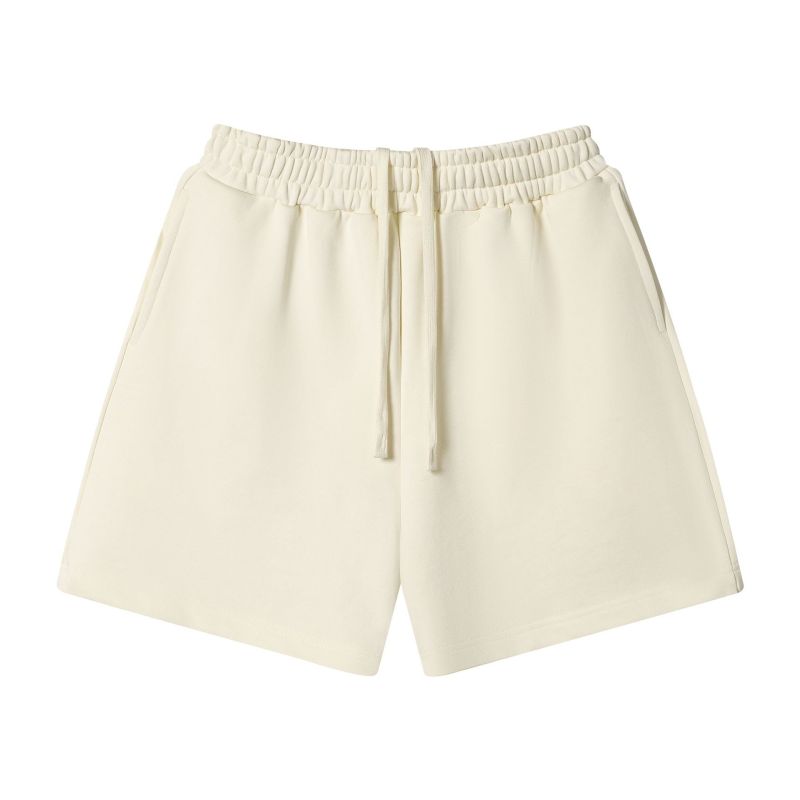 Trendy Retro Earth-Tone Heavyweight 420g Large Terry Loose Casual Shorts for Men, Summer Outdoor Fitness Shorts Wholesale