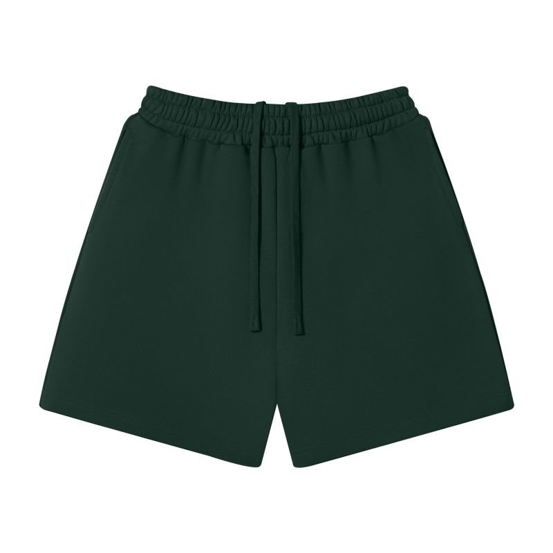 Trendy Retro Earth-Tone Heavyweight 420g Large Terry Loose Casual Shorts for Men, Summer Outdoor Fitness Shorts Wholesale