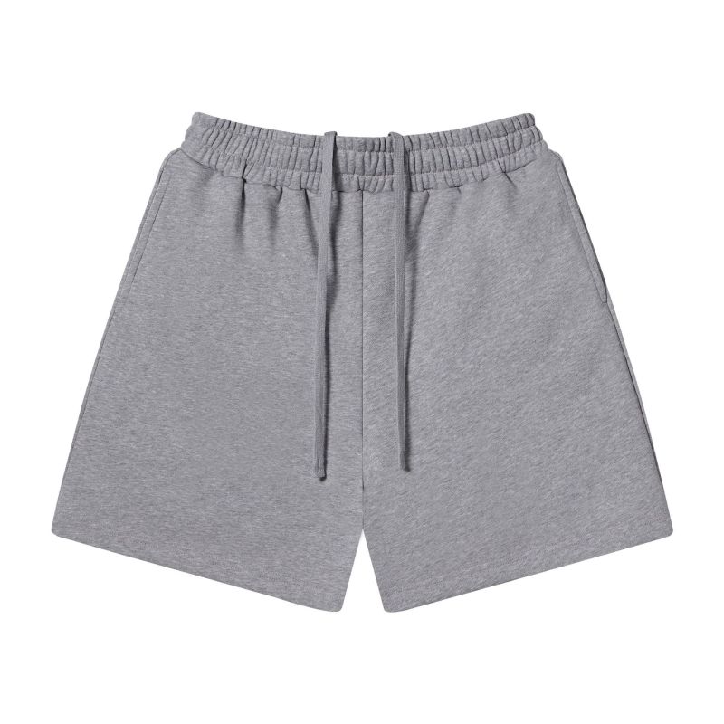 Trendy Retro Earth-Tone Heavyweight 420g Large Terry Loose Casual Shorts for Men, Summer Outdoor Fitness Shorts Wholesale