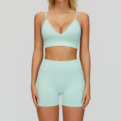 7790 bra + 7790 shorts—mint green
