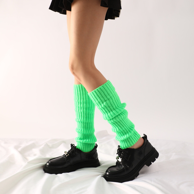 Thai Cool &amp; Hot! JK Knitted Socks, Harajuku Style, Y2K Sweet Japanese School Style, Spring and Autumn Mid-Calf Slouch Socks for Women