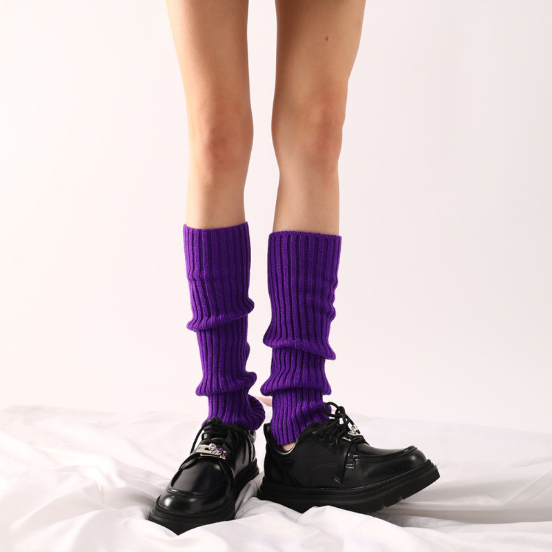 Thai Cool &amp; Hot! JK Knitted Socks, Harajuku Style, Y2K Sweet Japanese School Style, Spring and Autumn Mid-Calf Slouch Socks for Women