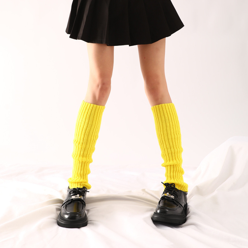 Thai Cool &amp; Hot! JK Knitted Socks, Harajuku Style, Y2K Sweet Japanese School Style, Spring and Autumn Mid-Calf Slouch Socks for Women