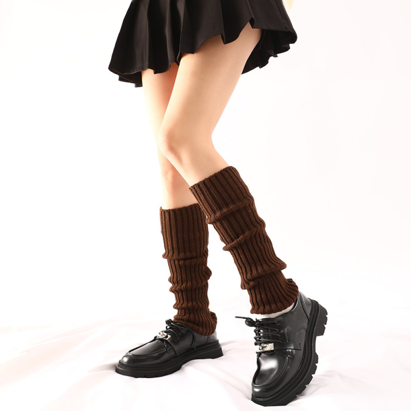 Thai Cool &amp; Hot! JK Knitted Socks, Harajuku Style, Y2K Sweet Japanese School Style, Spring and Autumn Mid-Calf Slouch Socks for Women