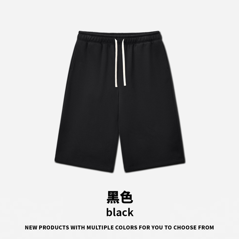 RS Men's Clothing | Cross-border 350G Fleece Capri Pants FOG Heavyweight Casual Men's Pants American Drawstring Wide-Leg Sweatpants