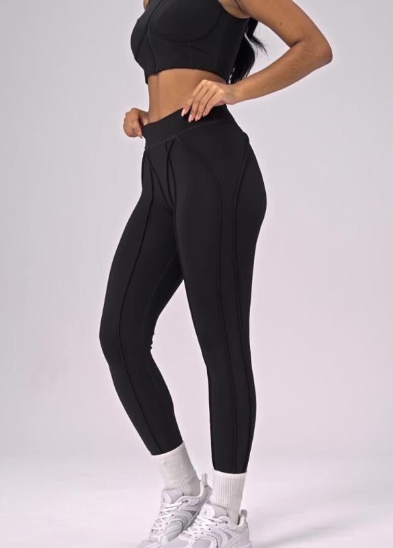 Women's cross-border high-waisted yoga pants, butt-lifting, tight-fitting sports leggings, elastic, quick-drying, fitness, cycling, running trousers