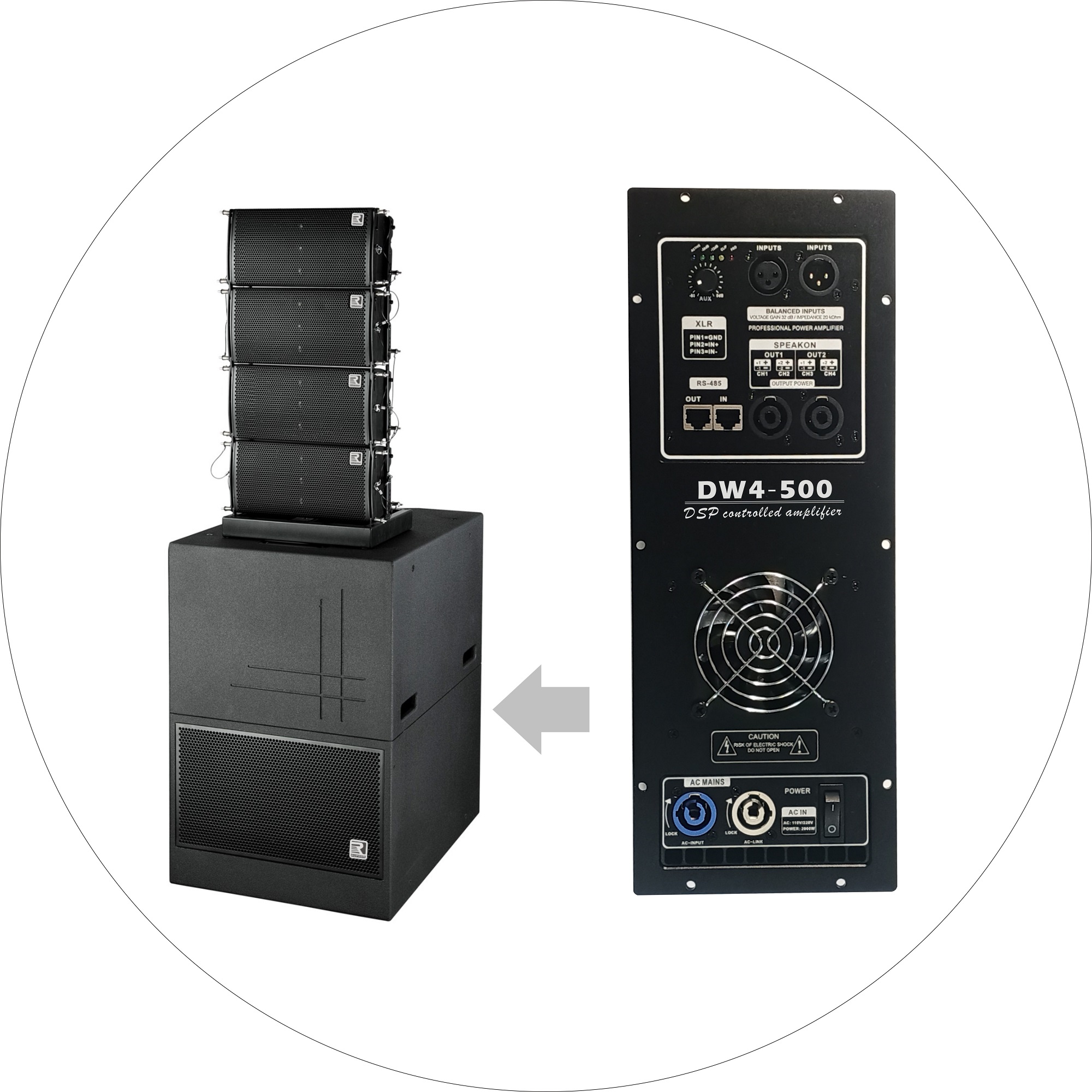 Soni-118A Active Subwoofer