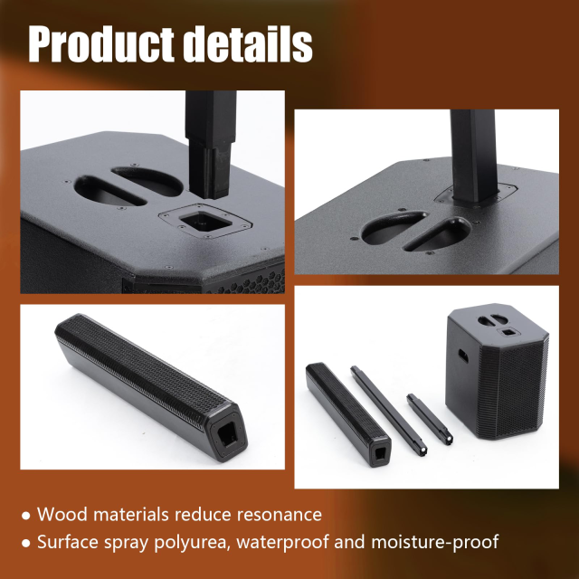 M-1203 Portable Line Array Column PA/DJ System