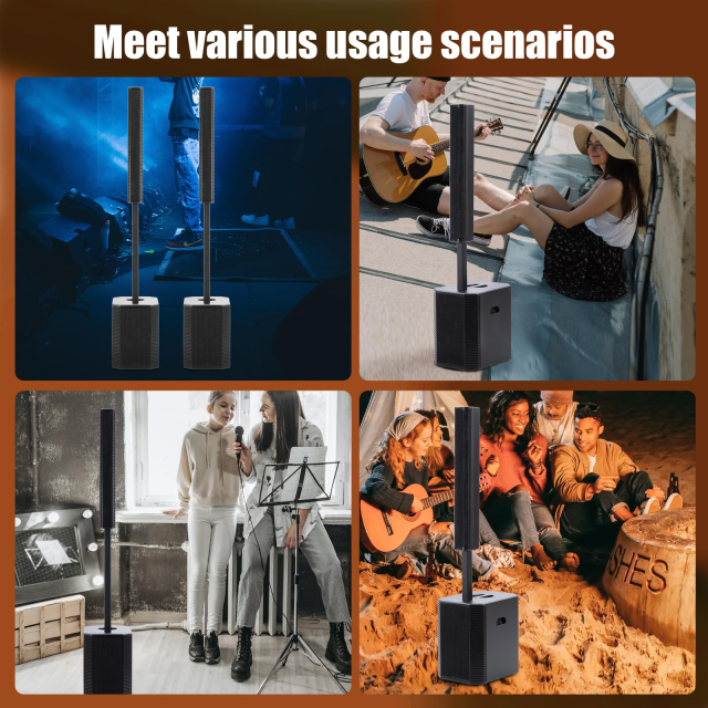 M-1203 Portable Line Array Column PA/DJ System