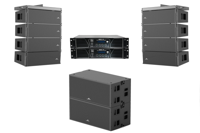 Venue series 8 tops+2 subs line array systems