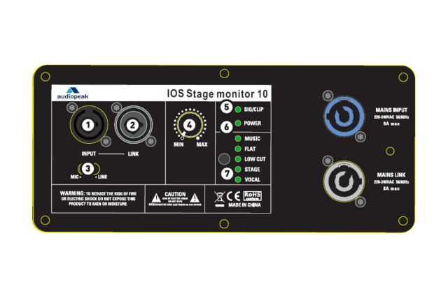 Mani -112A Stage Monitor loudspeaker