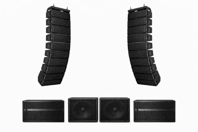 Audiopeak HD-30A+9006AS+HD-18AS Active Line Array Speaker System