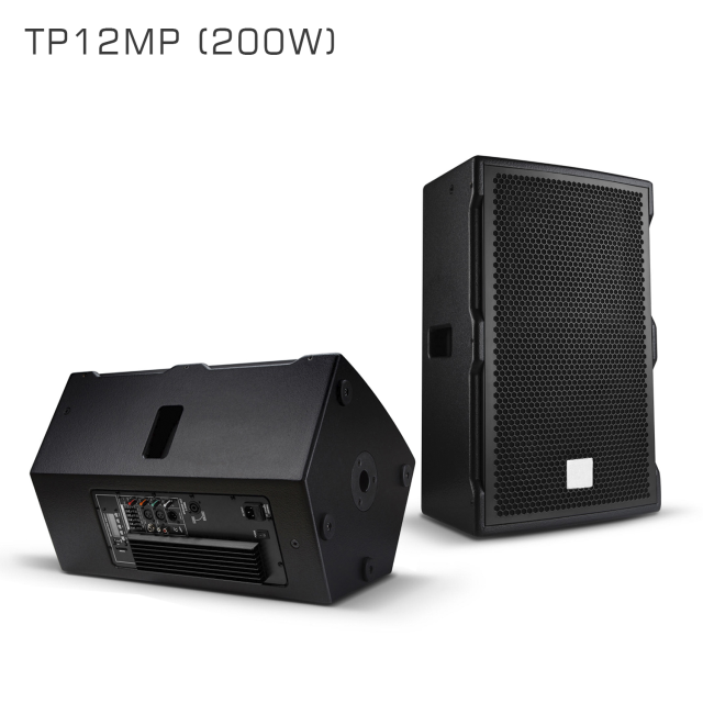 TP-12: 12-inch 2-way full-range loudspeaker. It delivers powerful output and clear vocals with stable and reliable power handling. Ideal for live performances, churches, auditoriums, bars, multi-purpose halls and mobile sound reinforcement applications.
