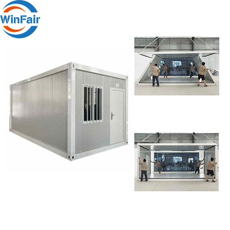 WinFair Very Big Easy foldable Steel Residential Living Mobile Prefab Home Hotel Camping Fold Out Folding-Container-House