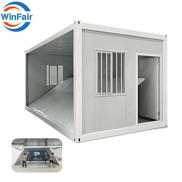 WinFair Very Big Easy foldable Steel Residential Living Mobile Prefab Home Hotel Camping Fold Out Folding-Container-House