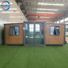 WinFair Container Mobile Homes 40Ft Luxury Prefabricated Folding House 3 Bedrooms A Frame House And Living Room With Toilet