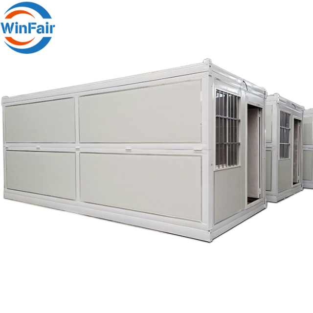 WinFair Portable Foldable Mobile Prefabricated Homes Extra Insulation Prefab Fold Out Tiny Folding Container House