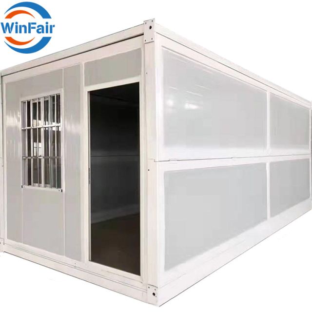 WinFair Portable Foldable Mobile Prefabricated Homes Extra Insulation Prefab Fold Out Tiny Folding Container House