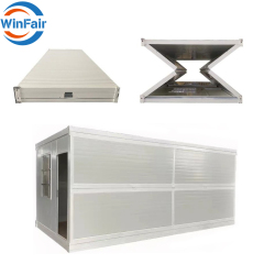 WinFair Portable Foldable Mobile Prefabricated Homes Extra Insulation Prefab Fold Out Tiny Folding Container House