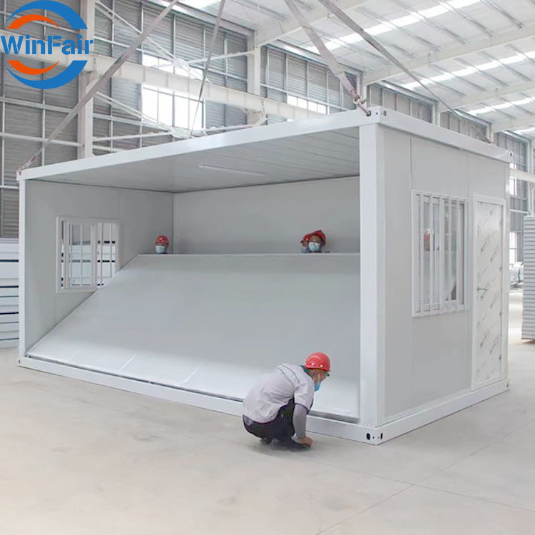 WinFair Very Big Easy foldable Steel Residential Living Mobile Prefab Home Hotel Camping Fold Out Folding-Container-House