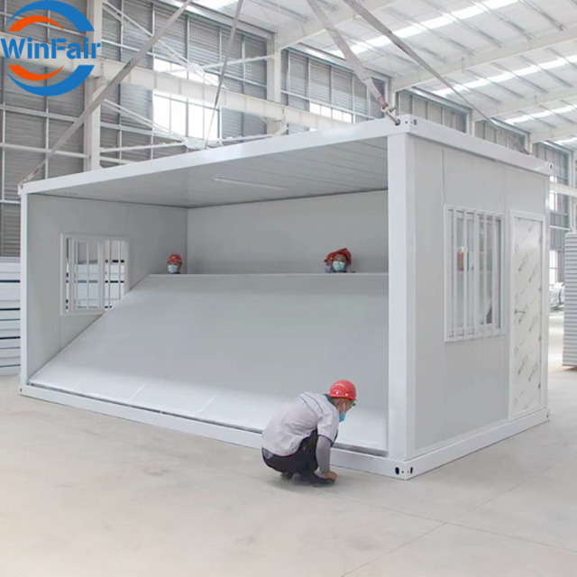 WinFair Very Big Easy foldable Steel Residential Living Mobile Prefab Home Hotel Camping Fold Out Folding-Container-House