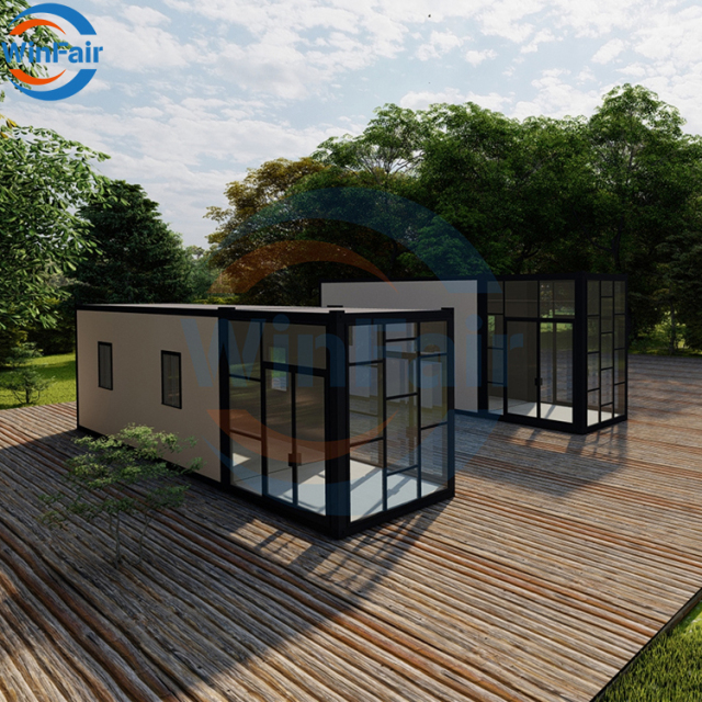 China Wholesale Custom Prefab Modular Glass House Garden Detachable Flat Container Houses Luxury Prefabricated Ready To Living
