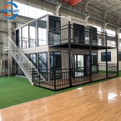WinFair 2 Story Prefab Modelar Tiny 20Ft Container Prefabrik Mobile Foldable Houses China With Kitchen And Bathroom Luxury
