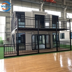 WinFair 2 Story Prefab Modelar Tiny 20Ft Container Prefabrik Mobile Foldable Houses China With Kitchen And Bathroom Luxury