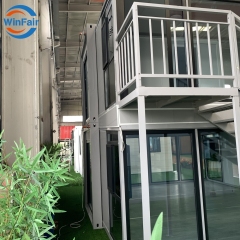 WinFair 2 Story Prefab Modelar Tiny 20Ft Container Prefabrik Mobile Foldable Houses China With Kitchen And Bathroom Luxury