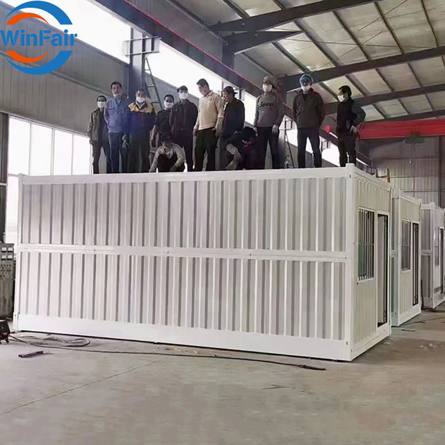 WinFair Prefabricated Homes Extra Insulation Prefab Fold Out Tiny Folding Portable Foldable Mobile Container House