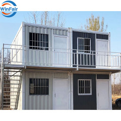 WinFair Prefabricated Homes Extra Insulation Prefab Fold Out Tiny Folding Portable Foldable Mobile Container House