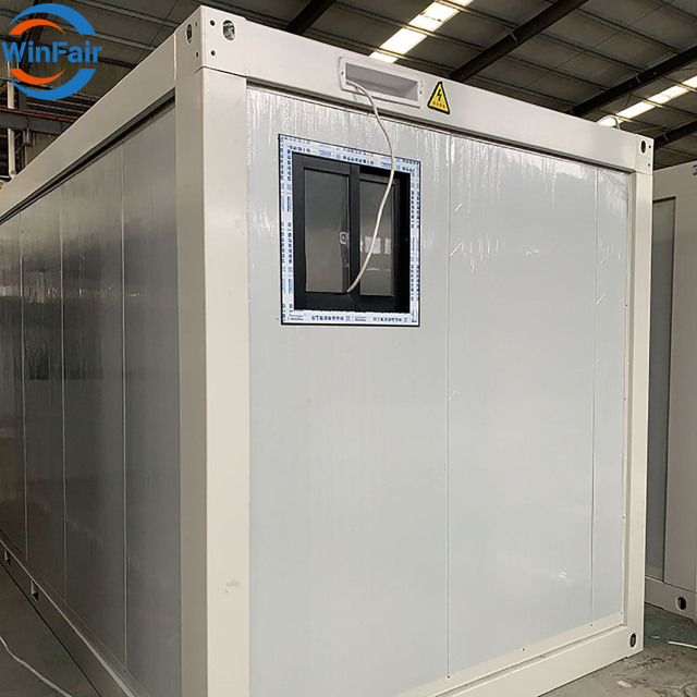 WinFair Chinese Custom Made Folding -Prefab Homes Prefabricated Office Coffee Fold Out Big Foldable-House Container