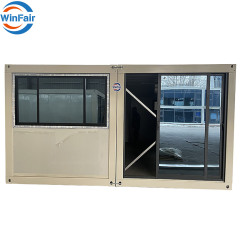 WinFair Chinese Custom Made Folding -Prefab Homes Prefabricated Office Coffee Fold Out Big Foldable-House Container