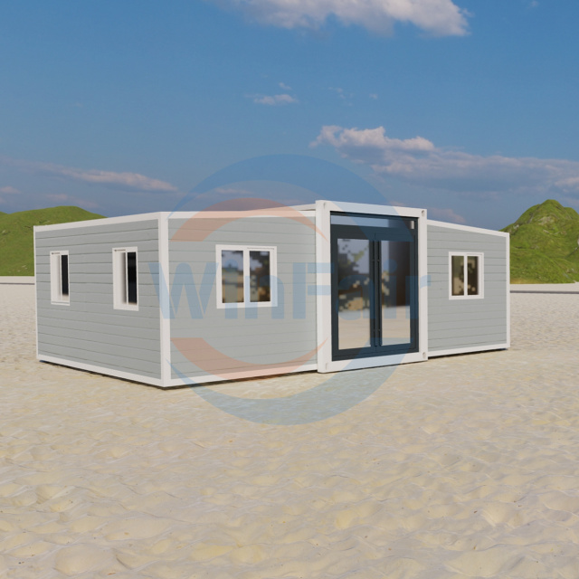 WinFair 20Ft Mobile Foldable Expandable Prefab Container Modelar Tiny Houses With Kitchen And Bathroom From China Luxury