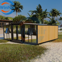 WinFair Prefab Mobile Portable Expandable Foldable Container Assemble Home Ready Made House 20Ft 2 Bedroom Prefabricated Luxury