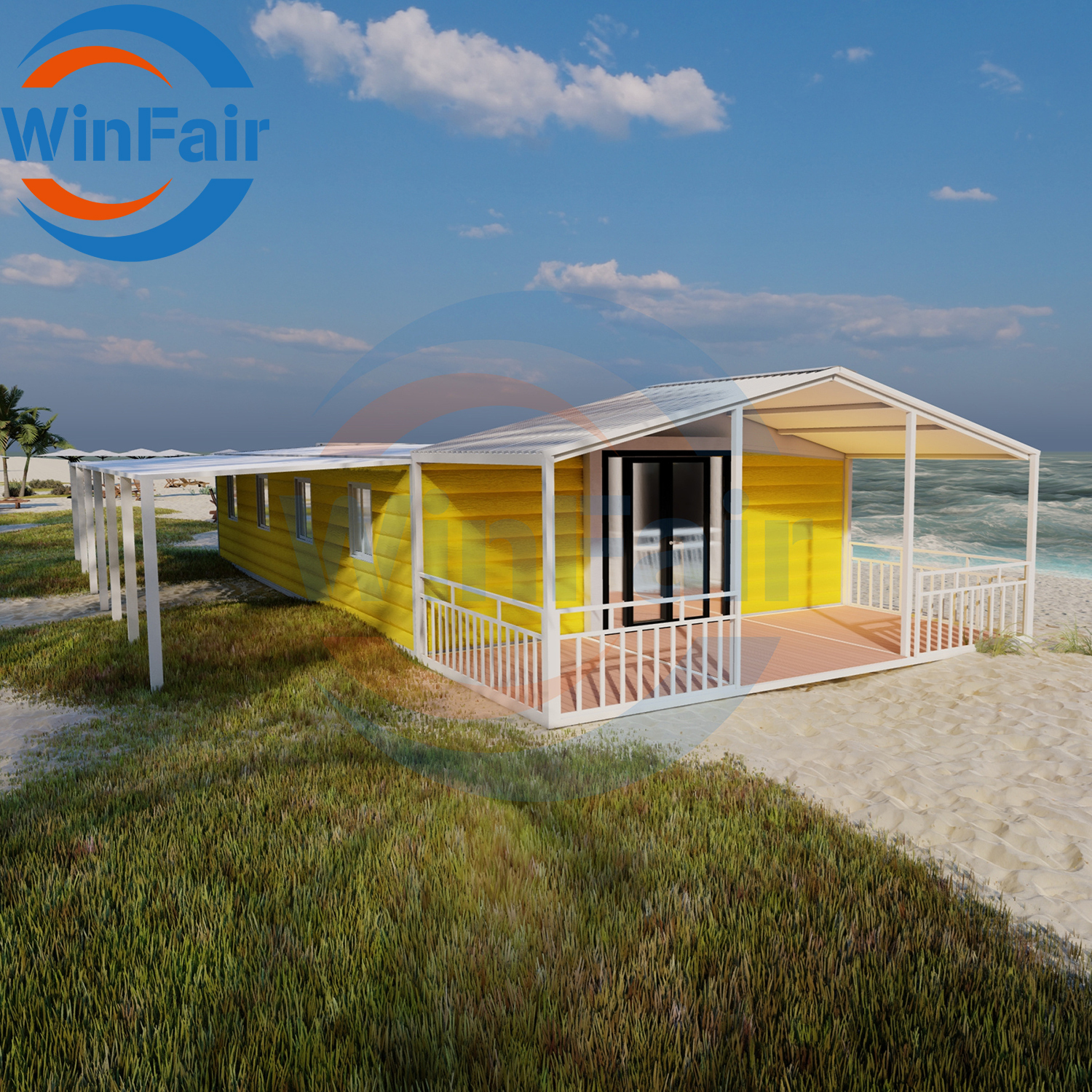 WinFair Modular Expandable Foldable Container House Prefabricated Luxury Homes Modern Low Cost 40Ft Prefab Modern House