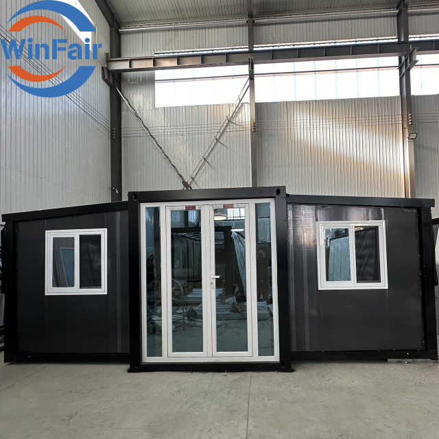 WinFair Luxury Living Expandable Container prefabricated module Tiny Prefab Foldable Mobile Houses For Living With 2 Bathroom