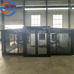 WinFair 20Ft Foldable Portable Homes Container Houses Ready To Living 2 Bedroom Expandable Living Container Modelar House Villa