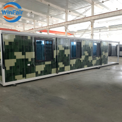 WinFair Portable House 40 Feet Foot 2 Bedroom Prefab Foldable Container House 40Ft With Glass Prefabricated Luxury House Villa