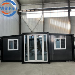 WinFair Home Expandable Prefab Modern 2 Bedroom 20Ft Container Tiny Mobile House Ready For Living Luxury From China